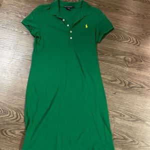 Ralph Lauren Polo Dress, Green, Size Medium